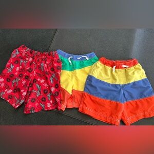 (3) pair of Boys Hanna Andersson boys swim trunks- size 8